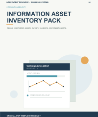 Original product cover for Information Asset Inventory Pack