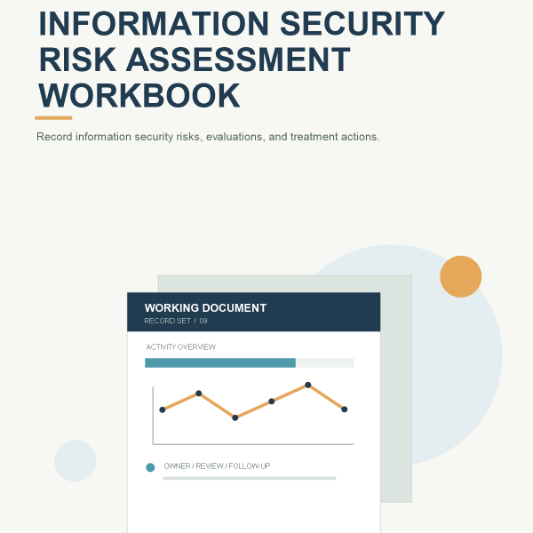 Original product cover for Information Security Risk Assessment Workbook