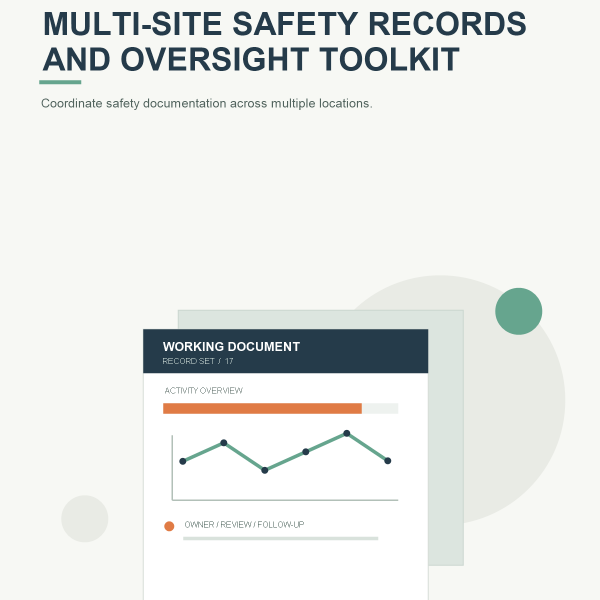 Original product cover for Multi-Site Safety Records and Oversight Toolkit