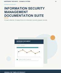 Original product cover for Information Security Management Documentation Suite