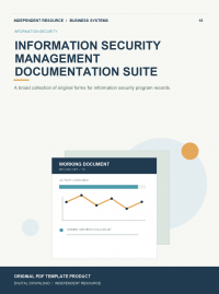 Original product cover for Information Security Management Documentation Suite