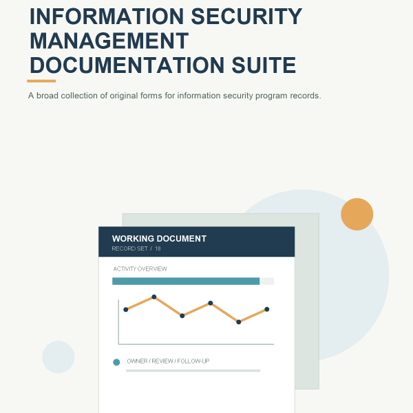 Original product cover for Information Security Management Documentation Suite